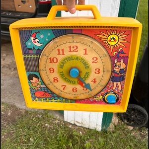 Vintage 1968 Mattel A Time Talking Clock